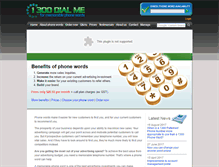 Tablet Screenshot of 1300dialme.com.au